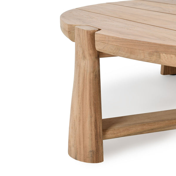 Aston Outdoor Round Coffee Table 65" Teak