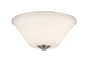 Jarra 2 Light Flush Mount in Brushed Nickel Finish