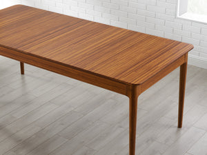 Erikka 110" Double-Leaves Extensible Dining Table, Amber