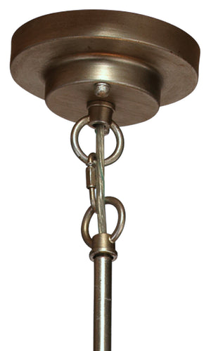 Calypso Three Tier 4-Light Iron Chandelier