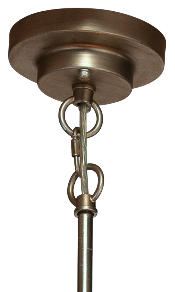 Calypso Three Tier 4-Light Iron Chandelier