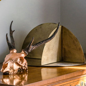 Puzzle Wall Shelf - Antique Brass