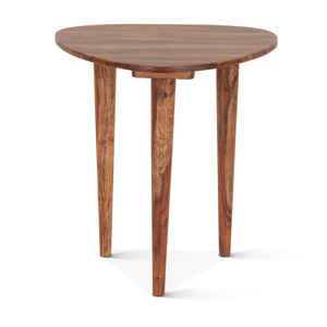Salem 23" Sheesham Wood Side Table, Natural