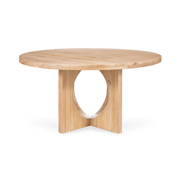 Laguna Solid Wood Dining Table in Natural Maple