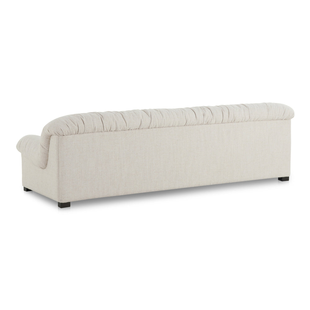 Halston Flecked Oat Sofa with Textured Upholstery