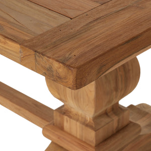 Novell Outdoor Dining Table In 111" In Natural