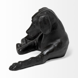 Czar 11L x 7W Black Metal Labrador Retriever