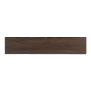 Hadley Media Unit in Warm Brown Neem Wood