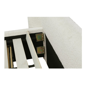 Sophia Queen Storage Bed in Cream with Drawers