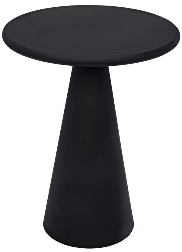 Idiom Side Table, Black Steel