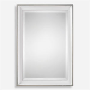 Lahvahn White Silver Mirror