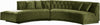 Michele 2pc. Sectional In Olive Velvet
