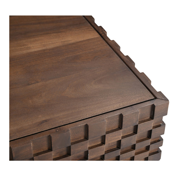 Easton Storage Coffee Table in Brown Wood