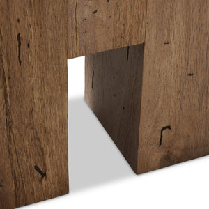 Abaso Large Accent Bench In Rstic Wormwood