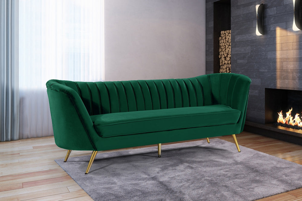 Josefina Sofa In Green Velvet