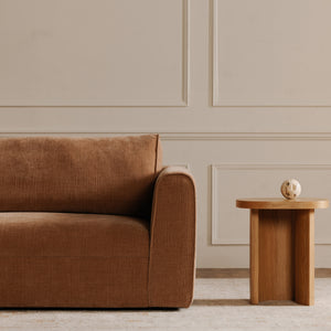Madrid Right Sectional in Heritage Pink Chenille