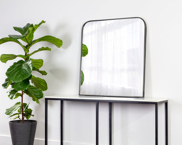 CALABASAS WALL MIRROR - BLACK