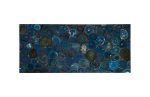 Agate Coffee Table, Stainless Steel Base