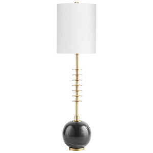 Sheridan Table Lamp in Gold and Black