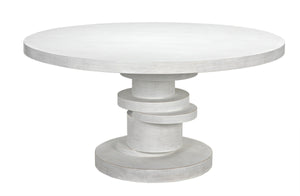 Hugo Dining Table 60",  White Wash