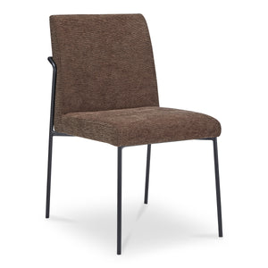 Moe's Danny Dining Chair Set of Two, Dark Brown