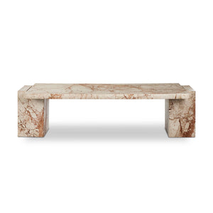 Romano Coffee Table In Desert Taupe Marble