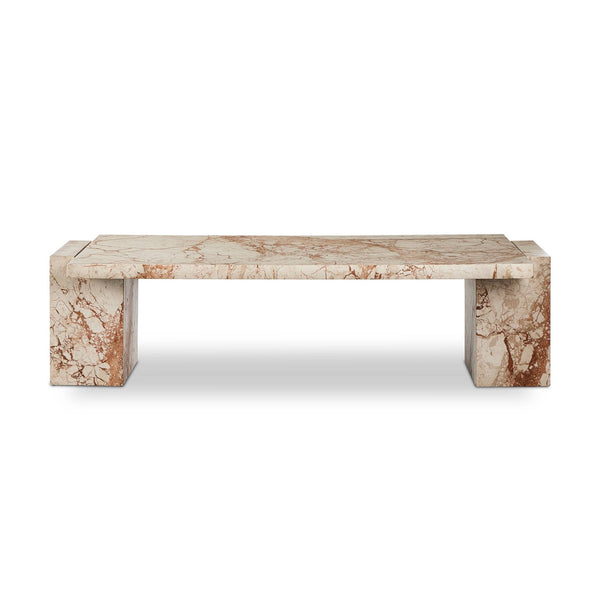 Romano Coffee Table In Desert Taupe Marble
