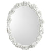 Gardenia Mirror In White