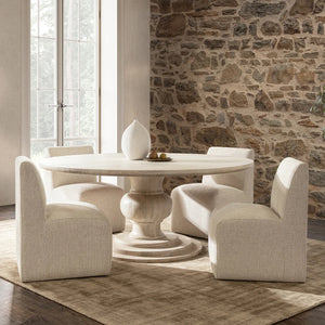 Brighton Upholstered Dining Chair - Beige Vanilla
