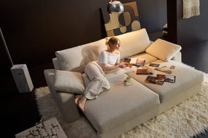 VILANDER SOFA BED, CUSHION ARMS, 57"X79"