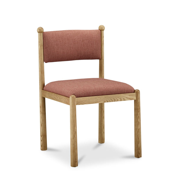 Moe's Villetta Dining Chair Set of 2 in Deep Pink