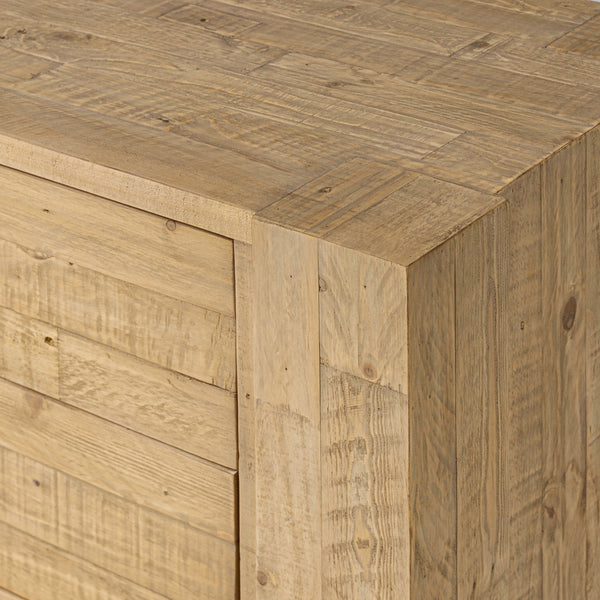 Perot 6 Drawer Dresser - Light Blonde Pine