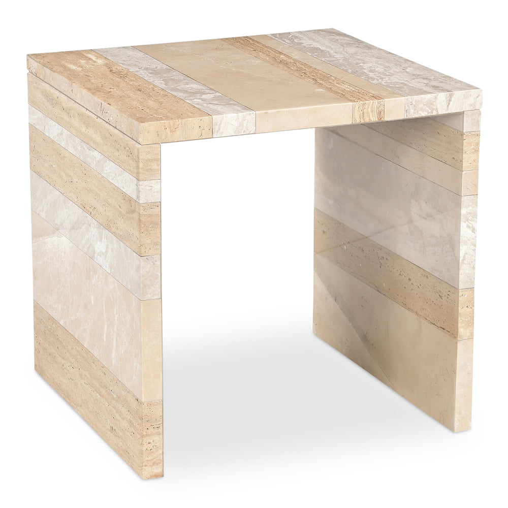 Moe's Rosa Accent Table in Mixed Marble