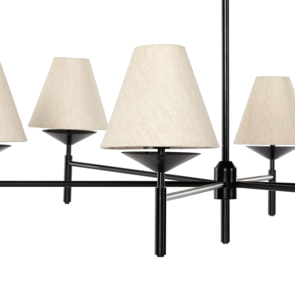 Dodie Chandelier In Jet Black