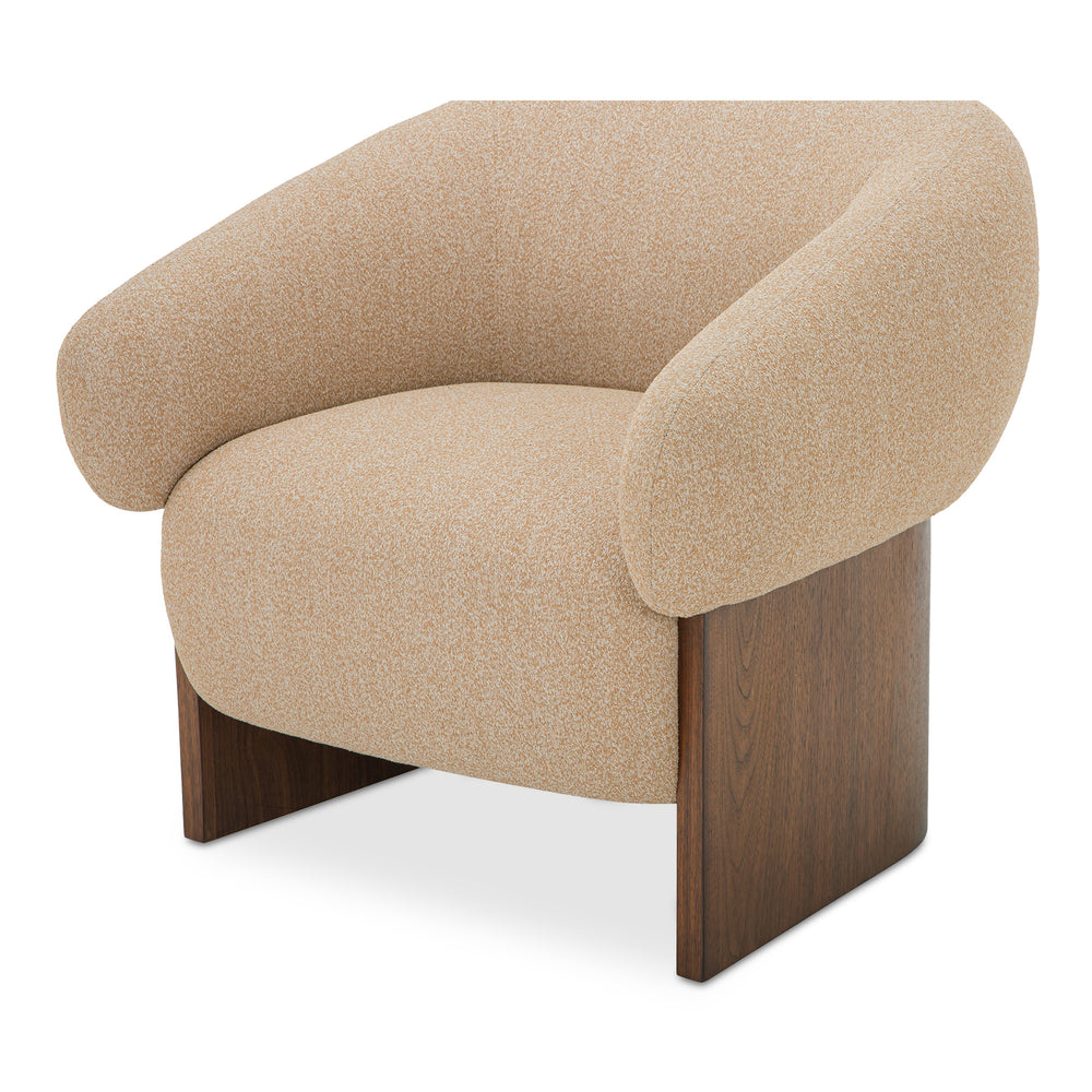 Moe's Otto Accent Chair in Flecked Tan