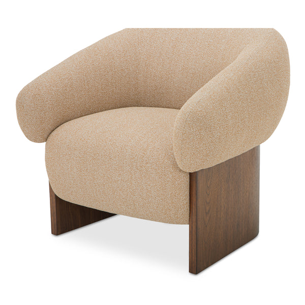 Moe's Otto Accent Chair in Flecked Tan