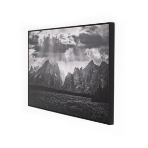 Grand Teton Range By Getty In Black Maple F