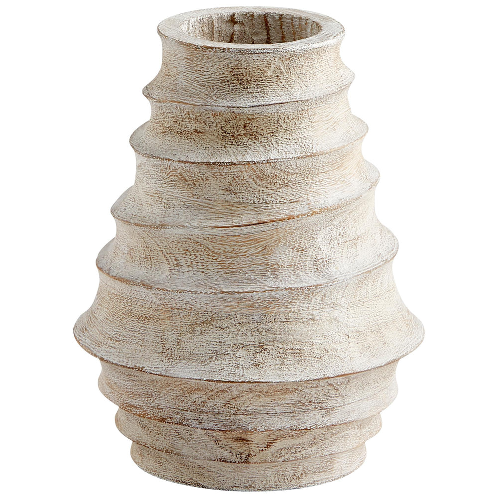 Giorgio Vase In Whitewashed