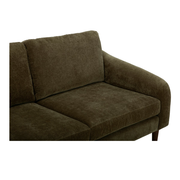 Quinn Sectional Cedar Green with Reversible Chaise