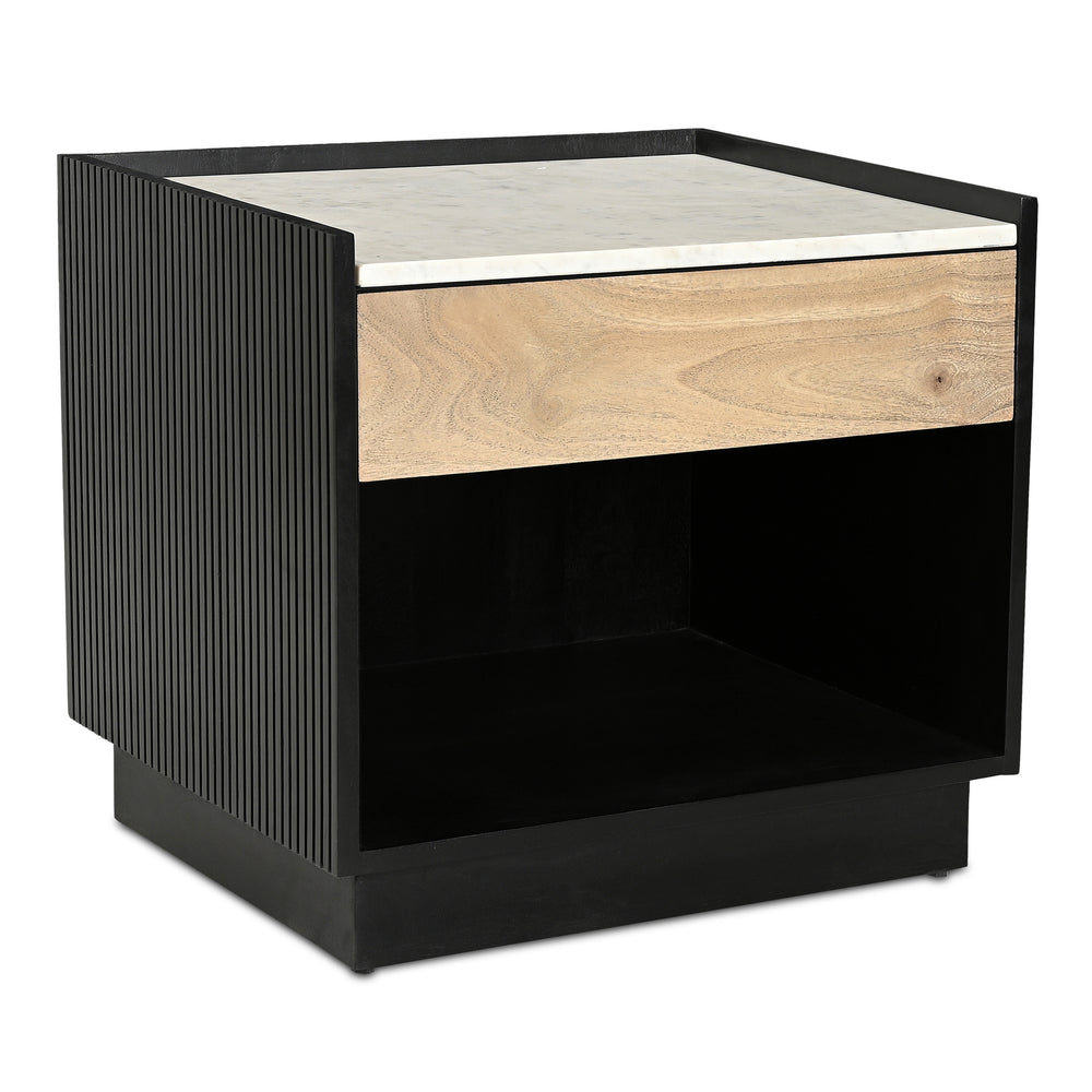 Carter Nightstand with Marble Top