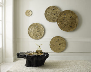 Molten Disc Wall Art, Gold Leaf, MD