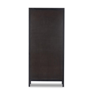 Caprice Tall Cabinet - Black Wash Mango