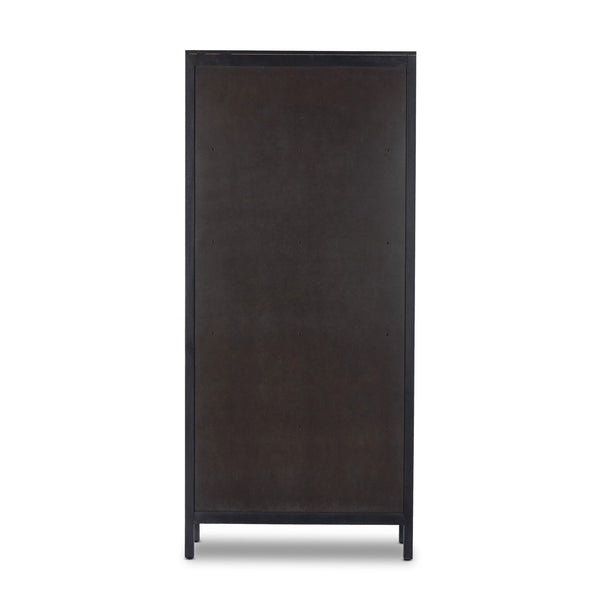 Caprice Tall Cabinet - Black Wash Mango