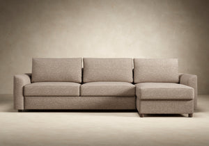 NEAH SOFA BED, CURVED W/LOUNGER, 71"X77"