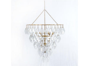 Purnell Large Round Chandelier - Gold