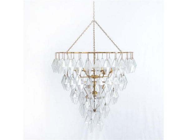Purnell Large Round Chandelier - Gold