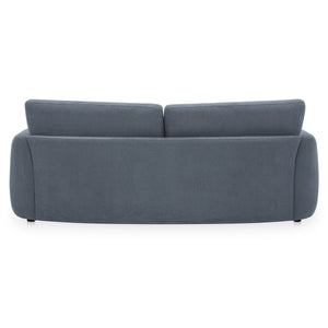 Moe's Callie Sofa 91" in Slate Blue with High Back