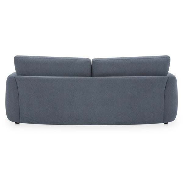 Moe's Callie Sofa 91" in Slate Blue with High Back