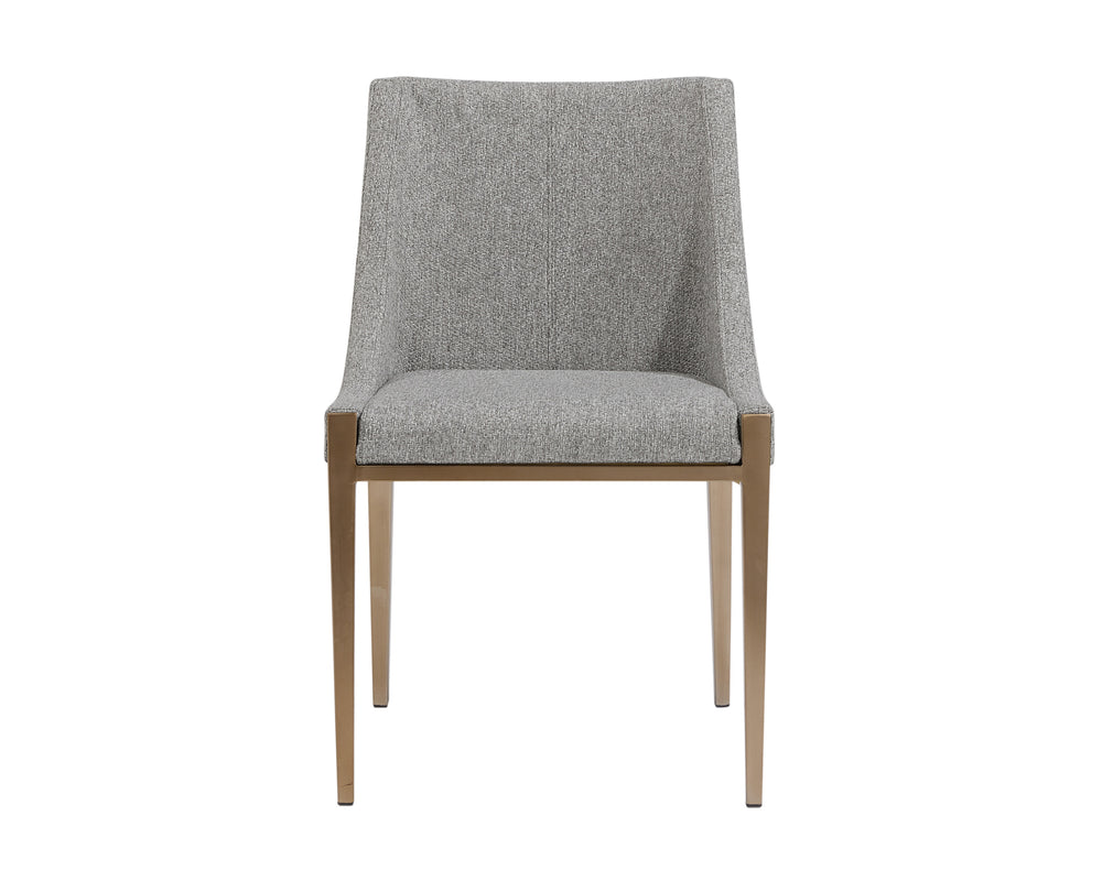 DIONNE DINING CHAIR - MONUMENT PEBBLE