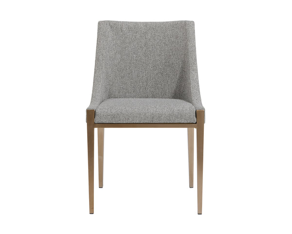 DIONNE DINING CHAIR - MONUMENT PEBBLE